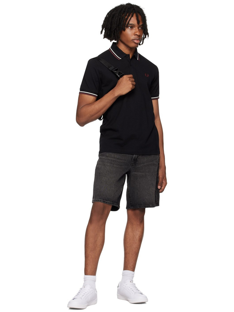 Fred Perry Black M12 Polo outlook