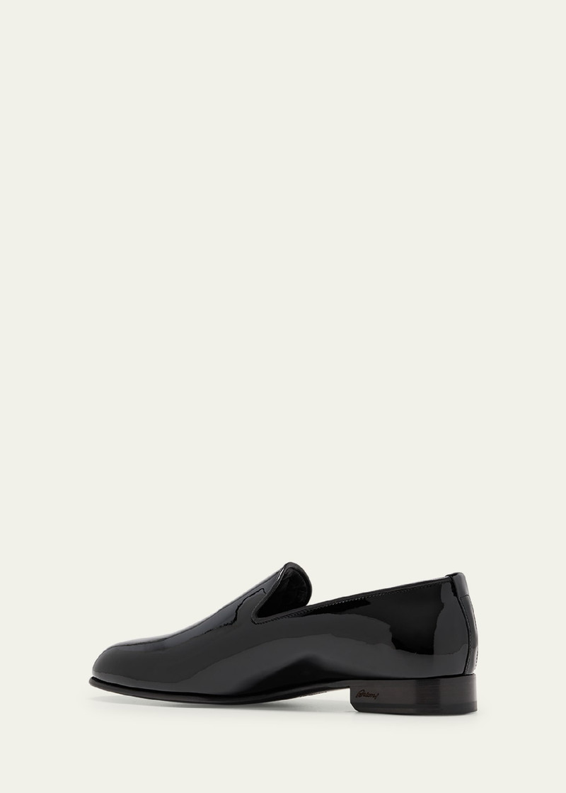 Brioni Men's Patent Leather Venetian Loafers outlook