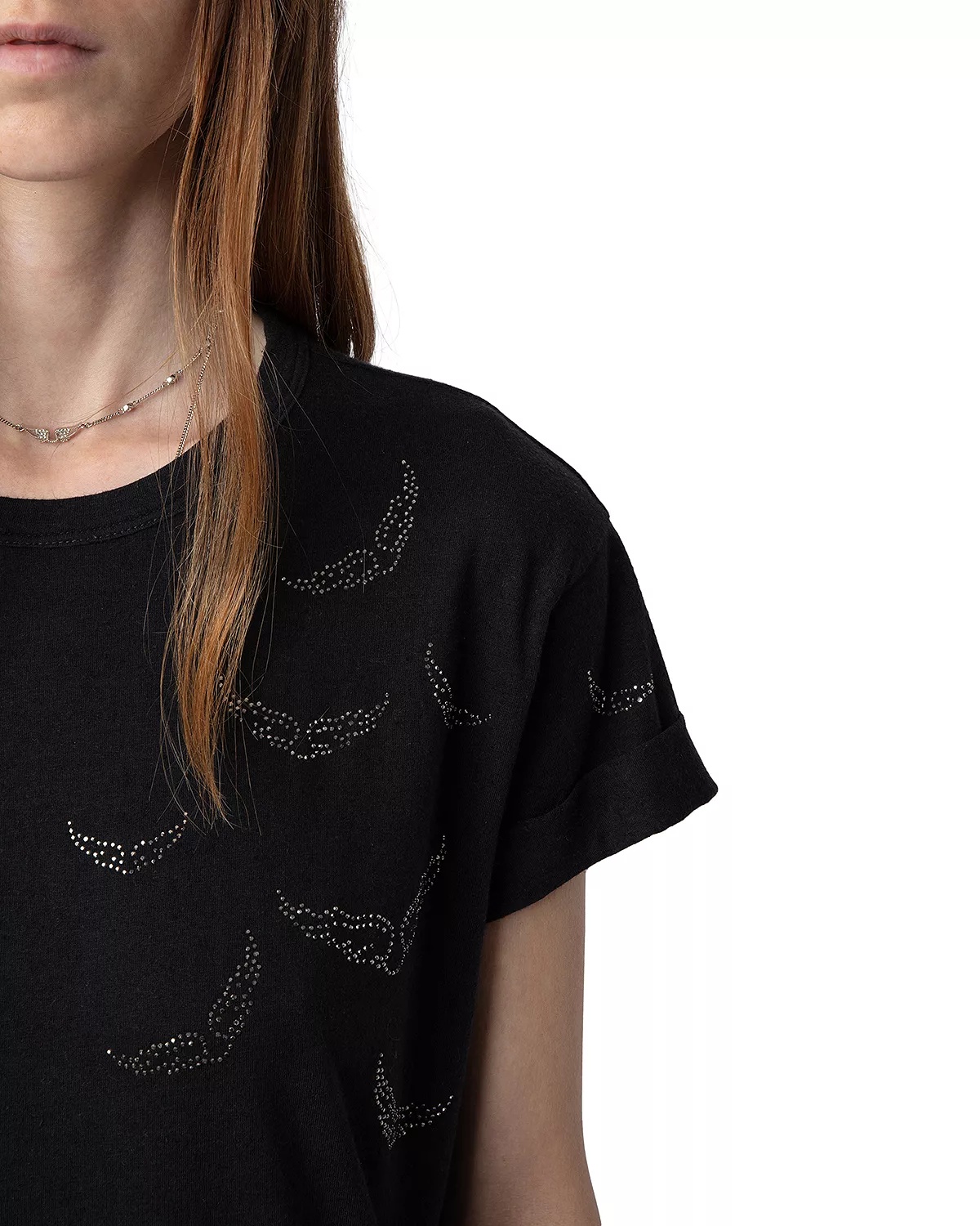 Anya PCL Rain Rhinestone Wing Tee - 5