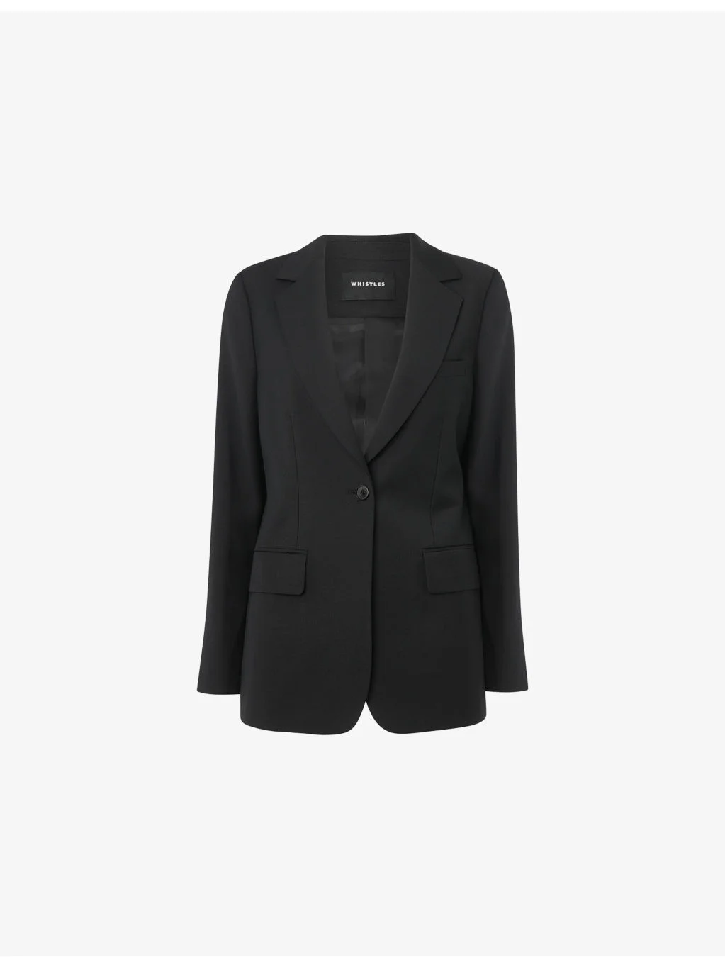Notch-Lapel Single-Breasted Wool-Blend Blazer - 1