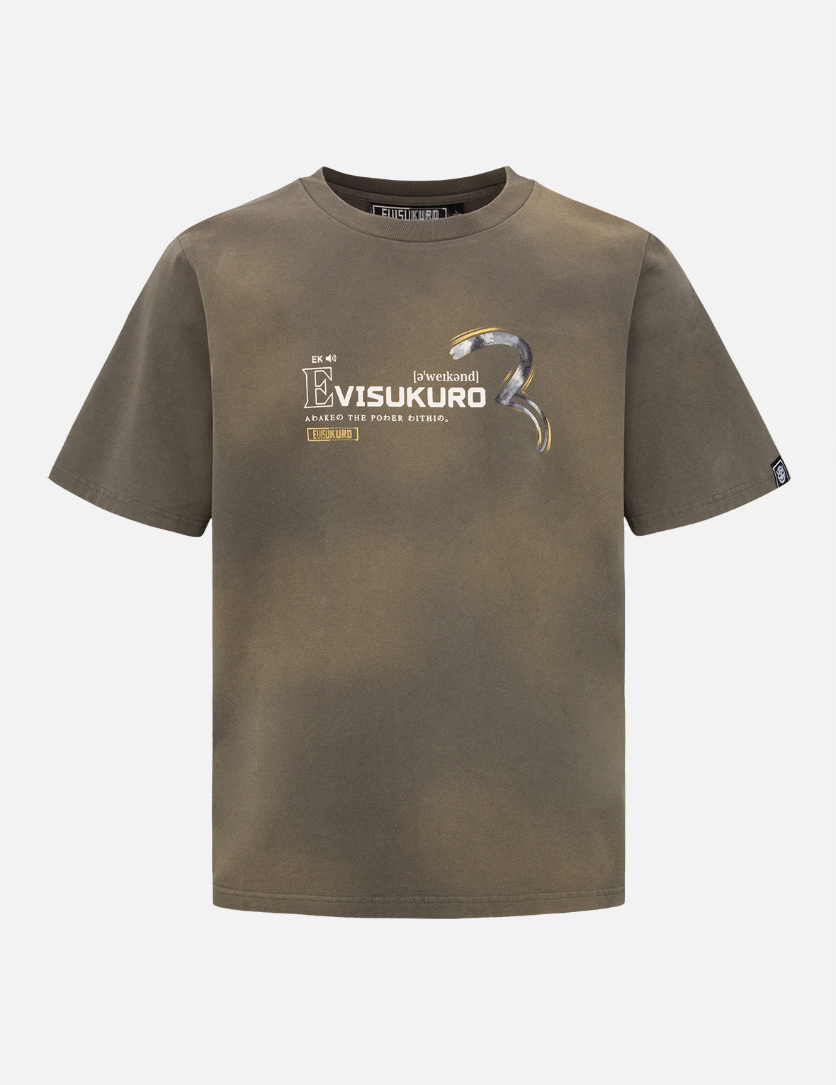 Seagull and Logo Print T-shirt - 1