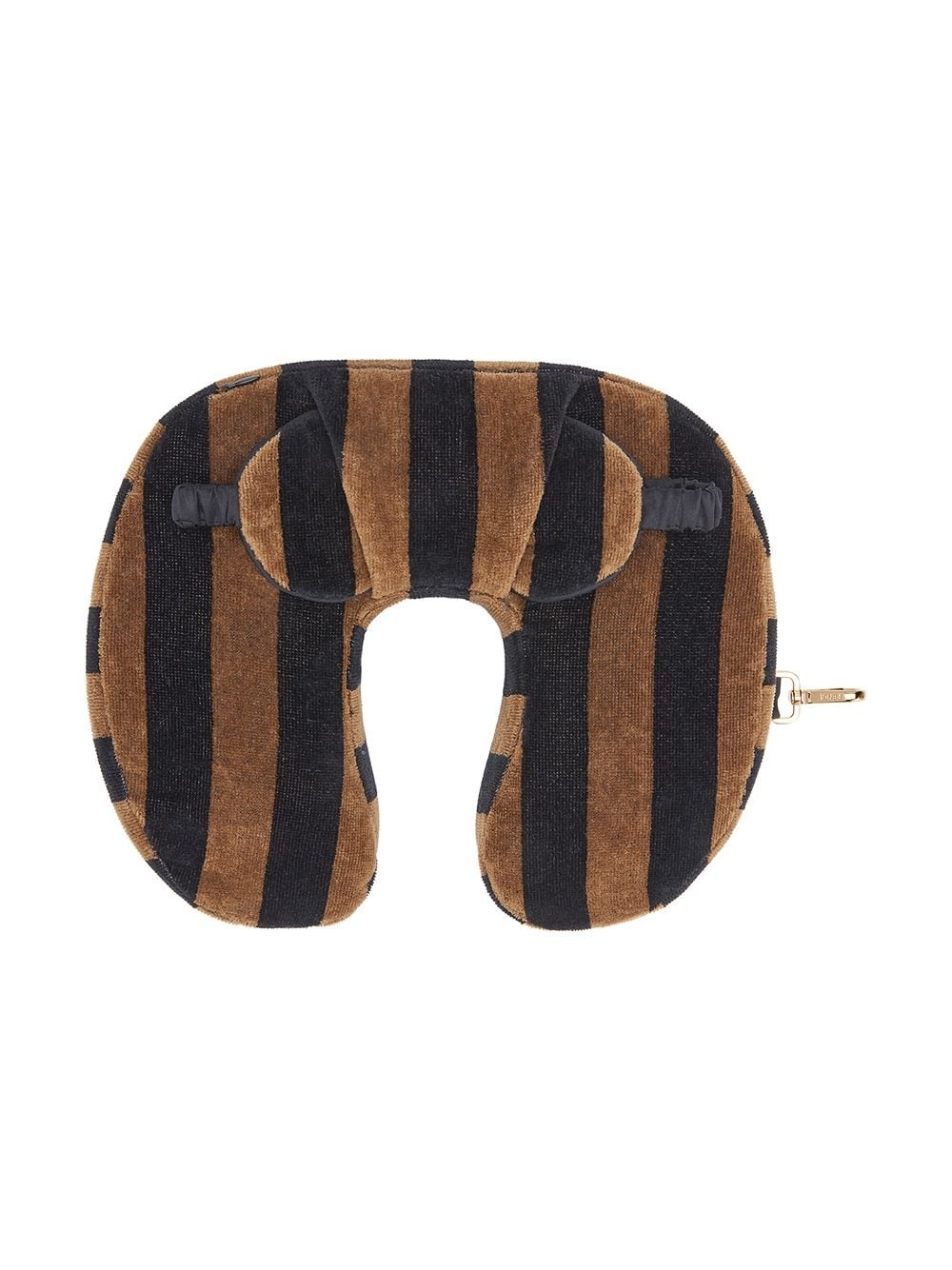 striped neck pillow and eye mask set - 2