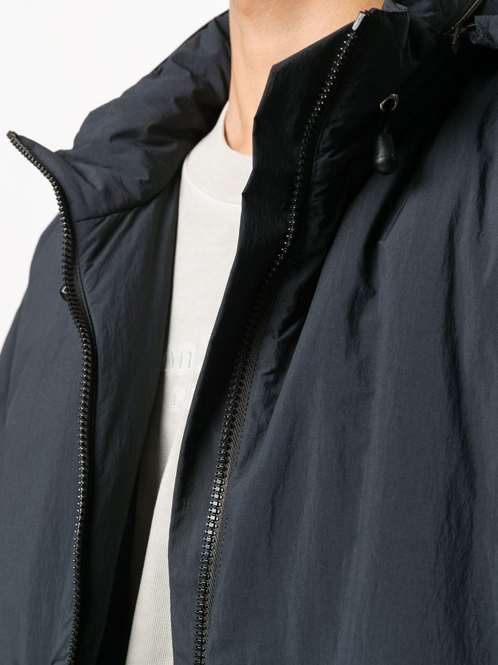 oversized hooded zipped jacket - 5