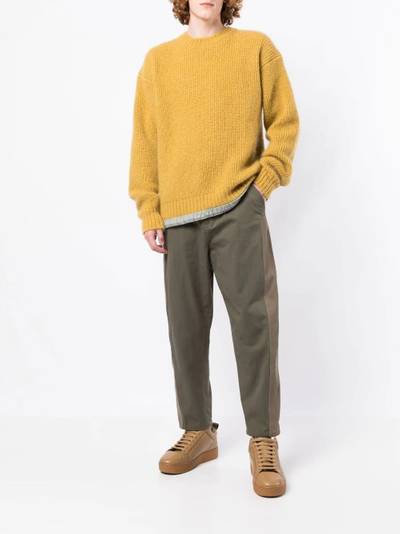 sacai ribbed-knit jumper outlook