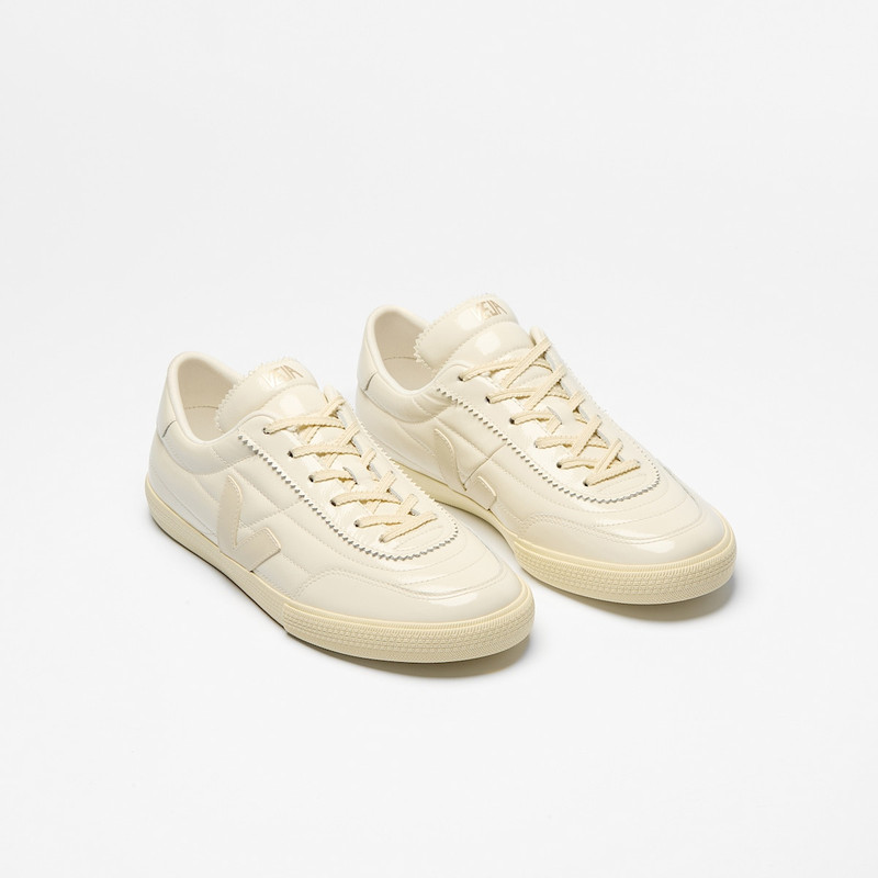 VEJA PANENKA PATENT LEATHER OFF WHITE NATURAL outlook
