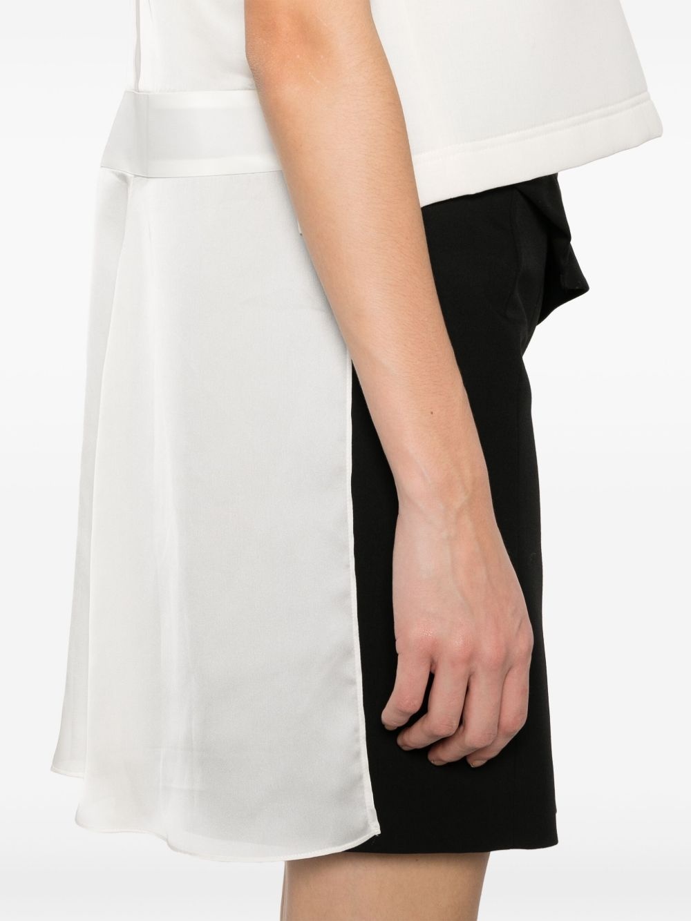 contrast-panel T-shirt - 5