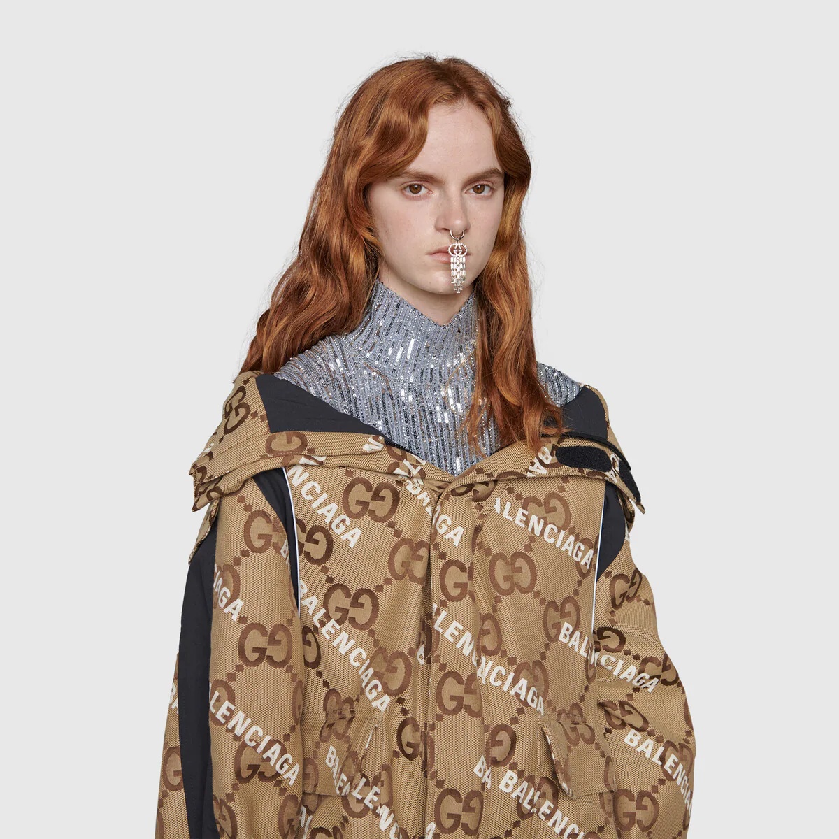 The Hacker Project jumbo GG jacket - 6