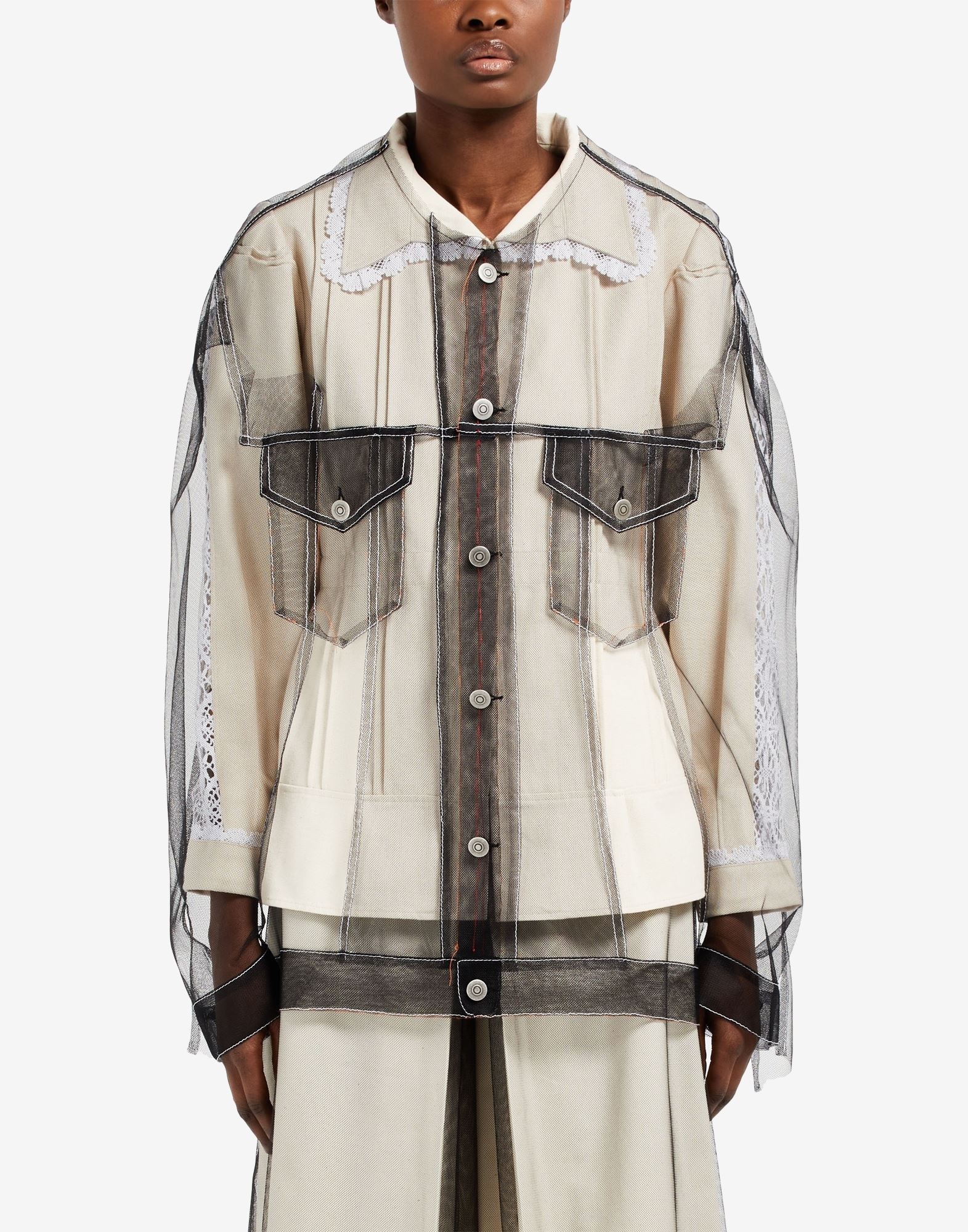 Tulle overshirt - 5