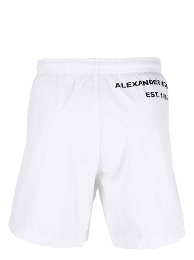Alexander McQueen logo-print swim shorts outlook