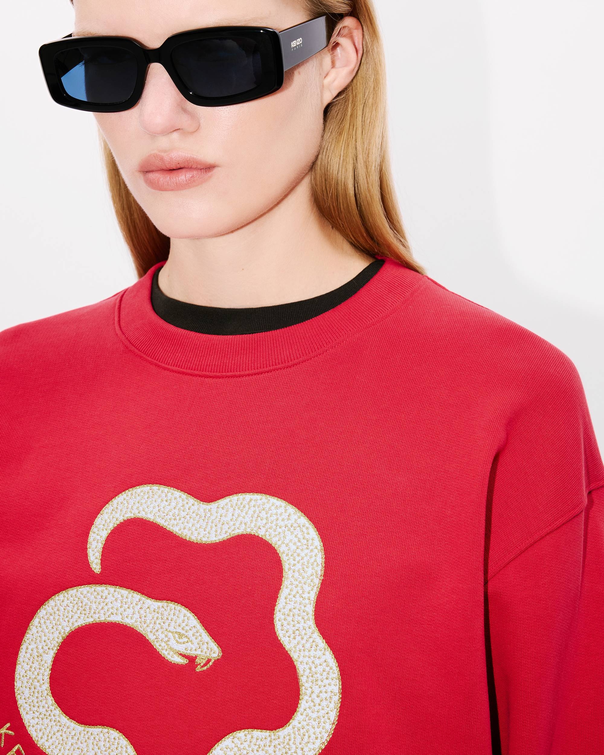 'Lunar New Year' embroidered sweatshirt in cotton - 6