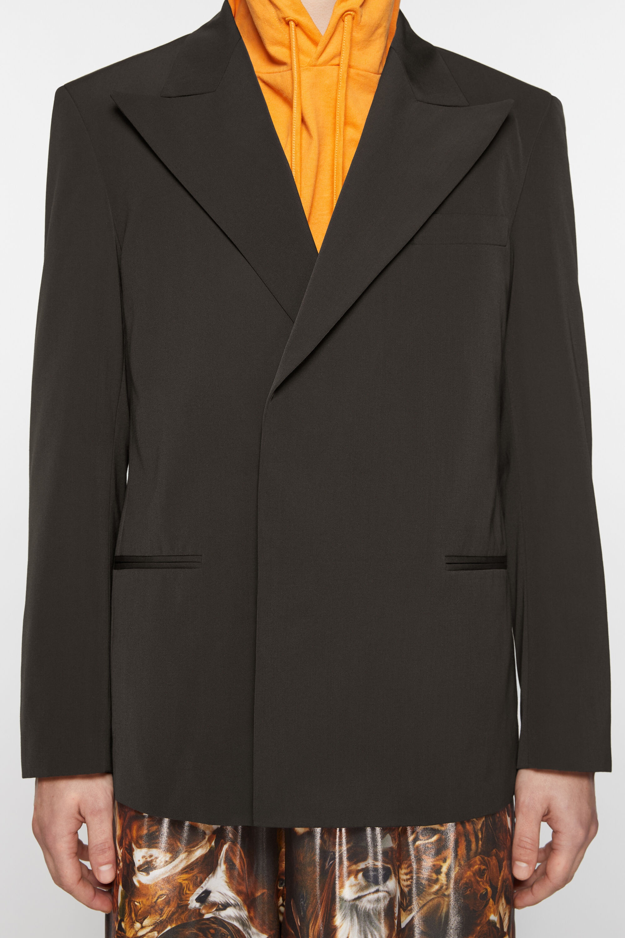 Regular fit suit jacket - Cacao brown - 5