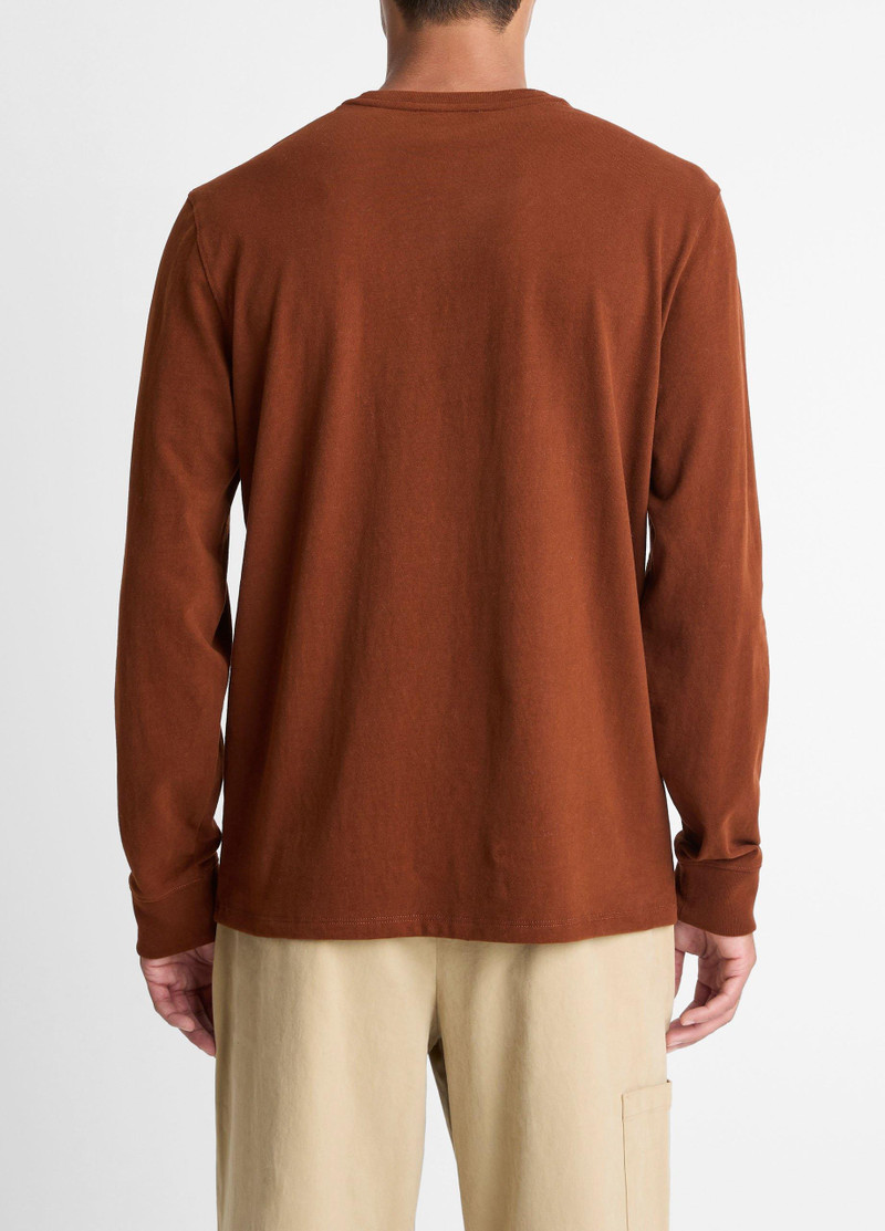 Vince Sueded Jersey Long-Sleeve Pocket T-Shirt outlook