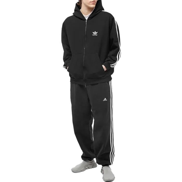 Balenciaga x adidas Sweatpants 'Black White' 723912TNVP11070 - 2