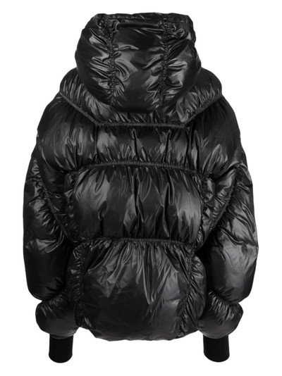 Khrisjoy ruched hooded padded jacket outlook