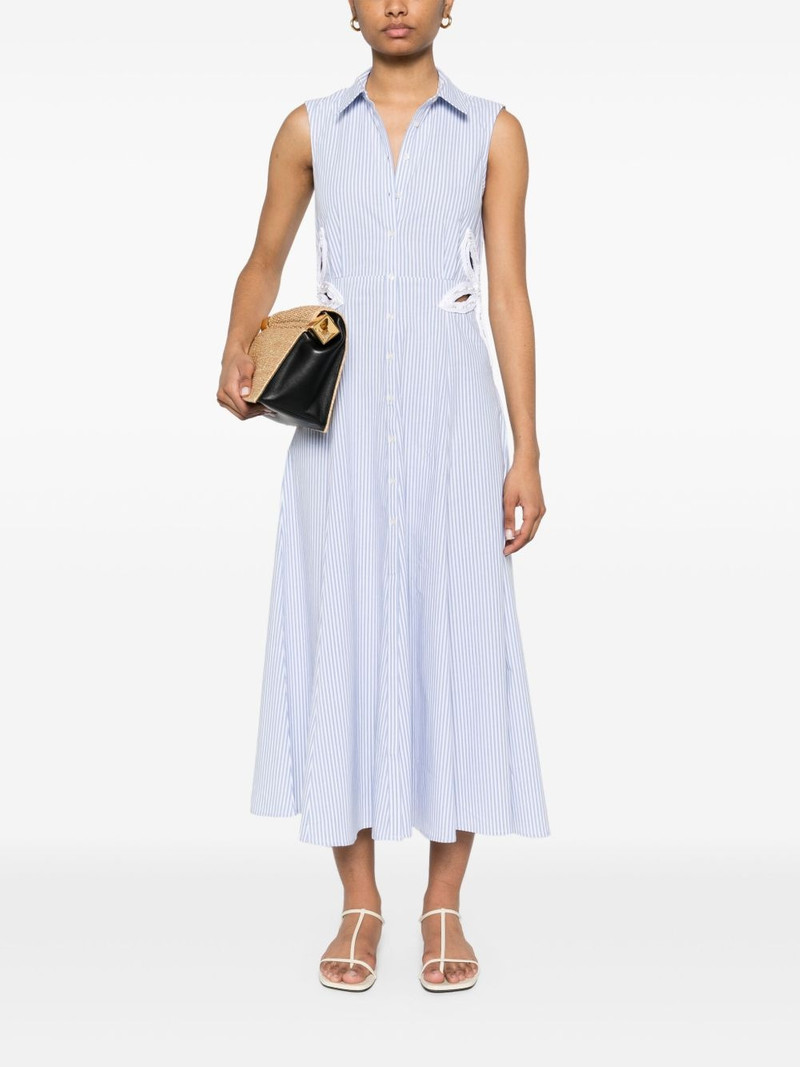 Sandro striped midi dress outlook