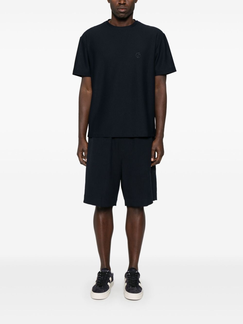 textured T-shirt - 2