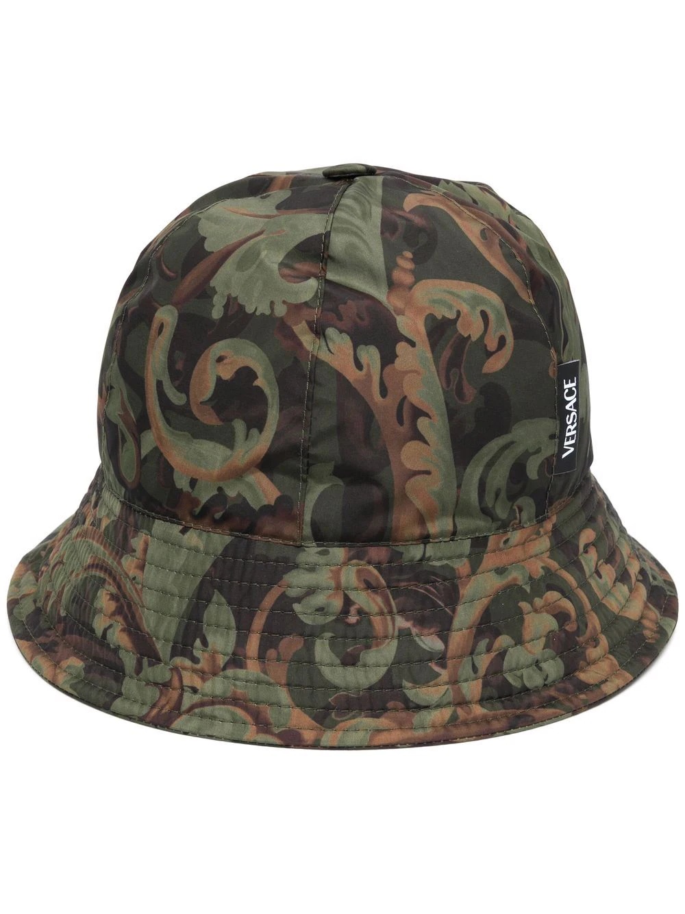 baroque-print bucket hat - 1