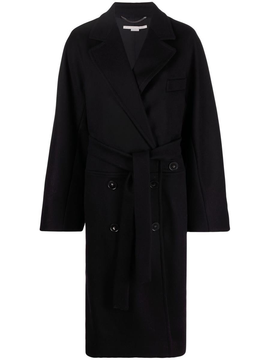 STELLA MCCARTNEY COAT WITH BELT CLOTHING - 1