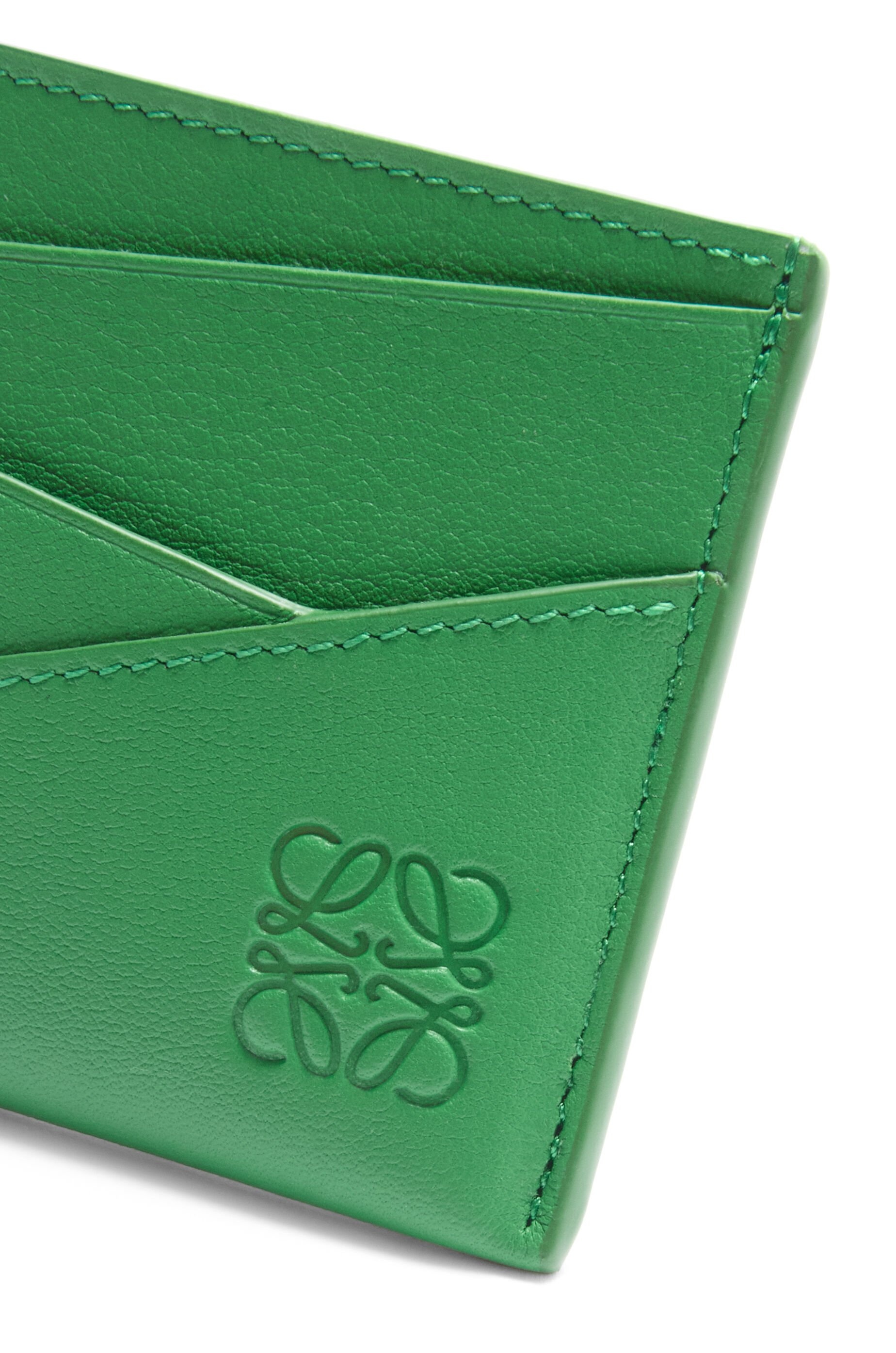 Puzzle plain cardholder in classic calfskin - 4