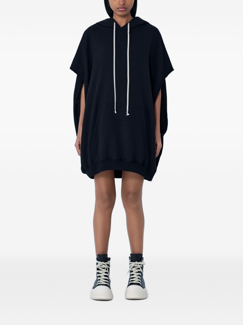Rick Owens kangaroo-pocket midi dress outlook