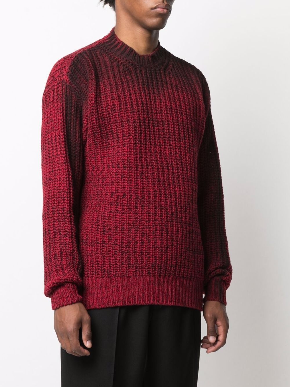 Spray gradient chunky-knit wool jumper - 3