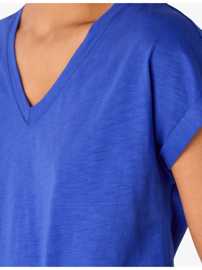 Willa V-Neck Cotton-Jersey T-Shirt 5
