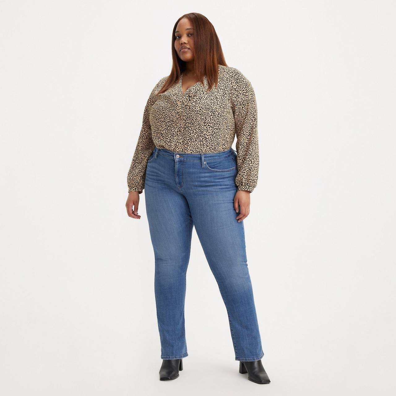 314 SHAPING STRAIGHT FIT WOMEN'S JEANS (PLUS SIZE) - 1