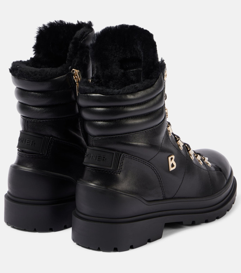 BOGNER St. Moritz leather lace-up boots outlook