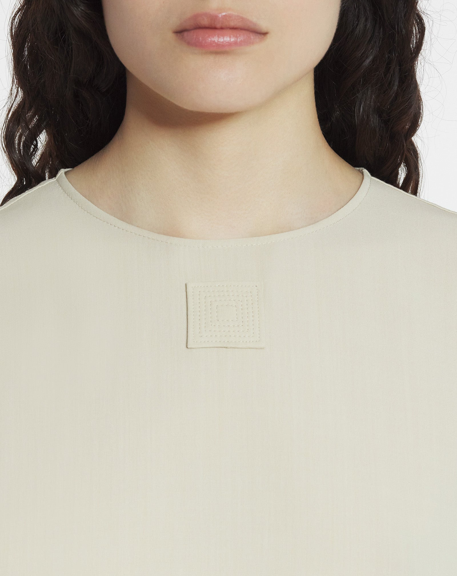 WOOL BLEND T-SHIRT DRESS - 5
