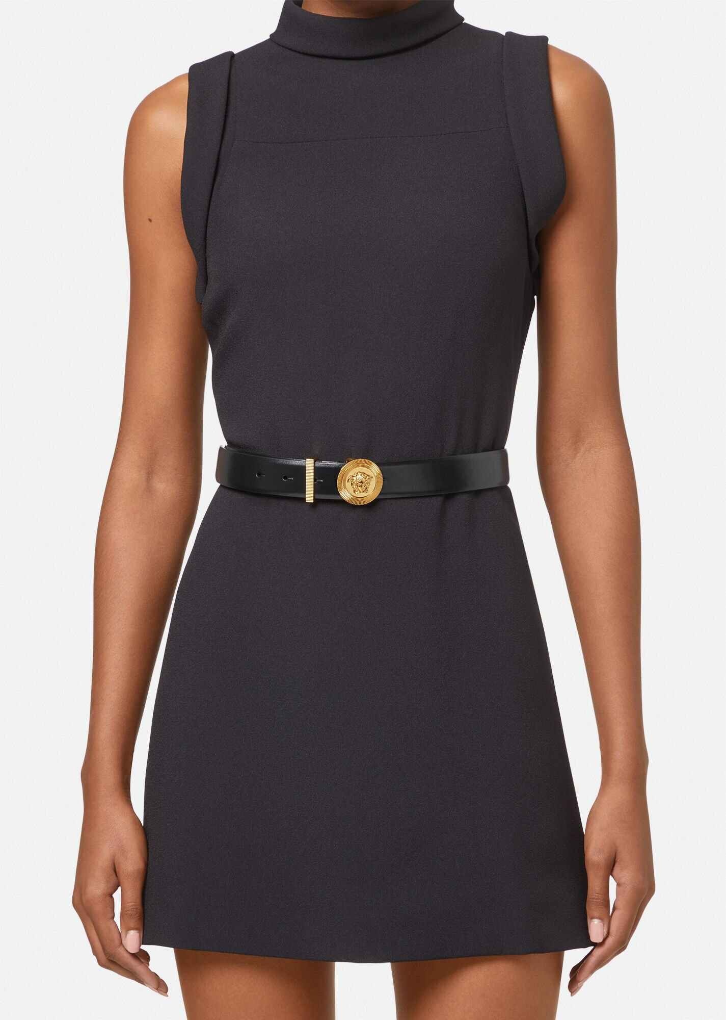 Medusa Biggie Leather Belt 3 cm - 3