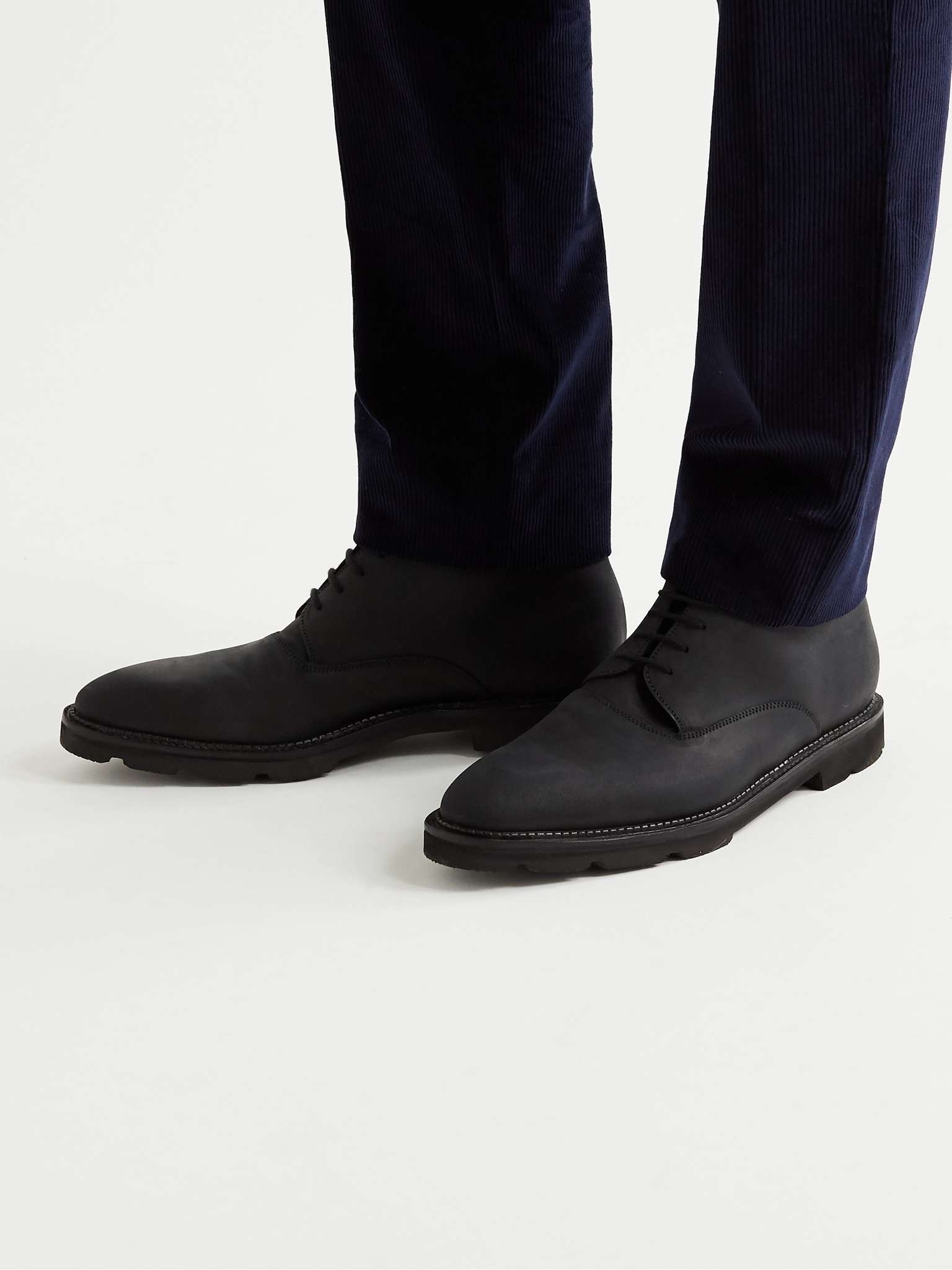 Forge Waxed-Leather Oxford Boots - 2