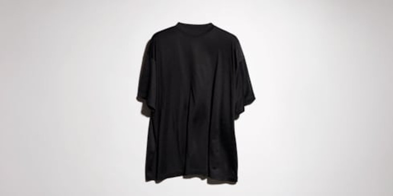 Oversize light silk jersey T-shirt 1