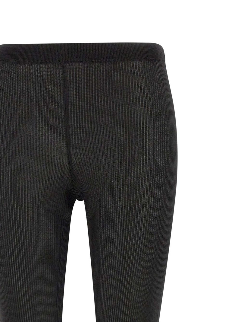 Ena ribbed elasticated waistband shorts 3
