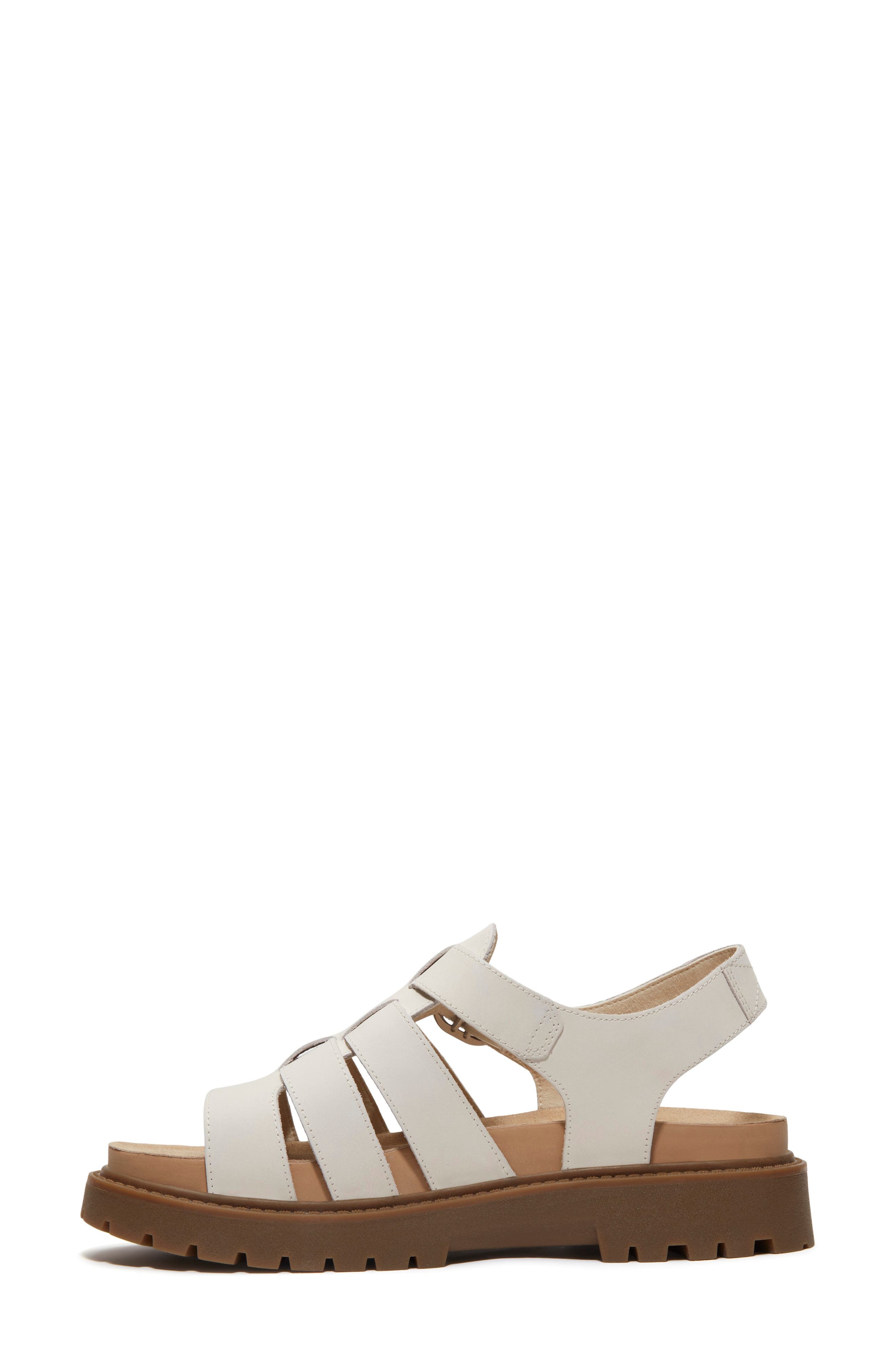 Timberland Clairemont Way Fisherman Sandal in Natural Nubuck at Nordstrom - 8