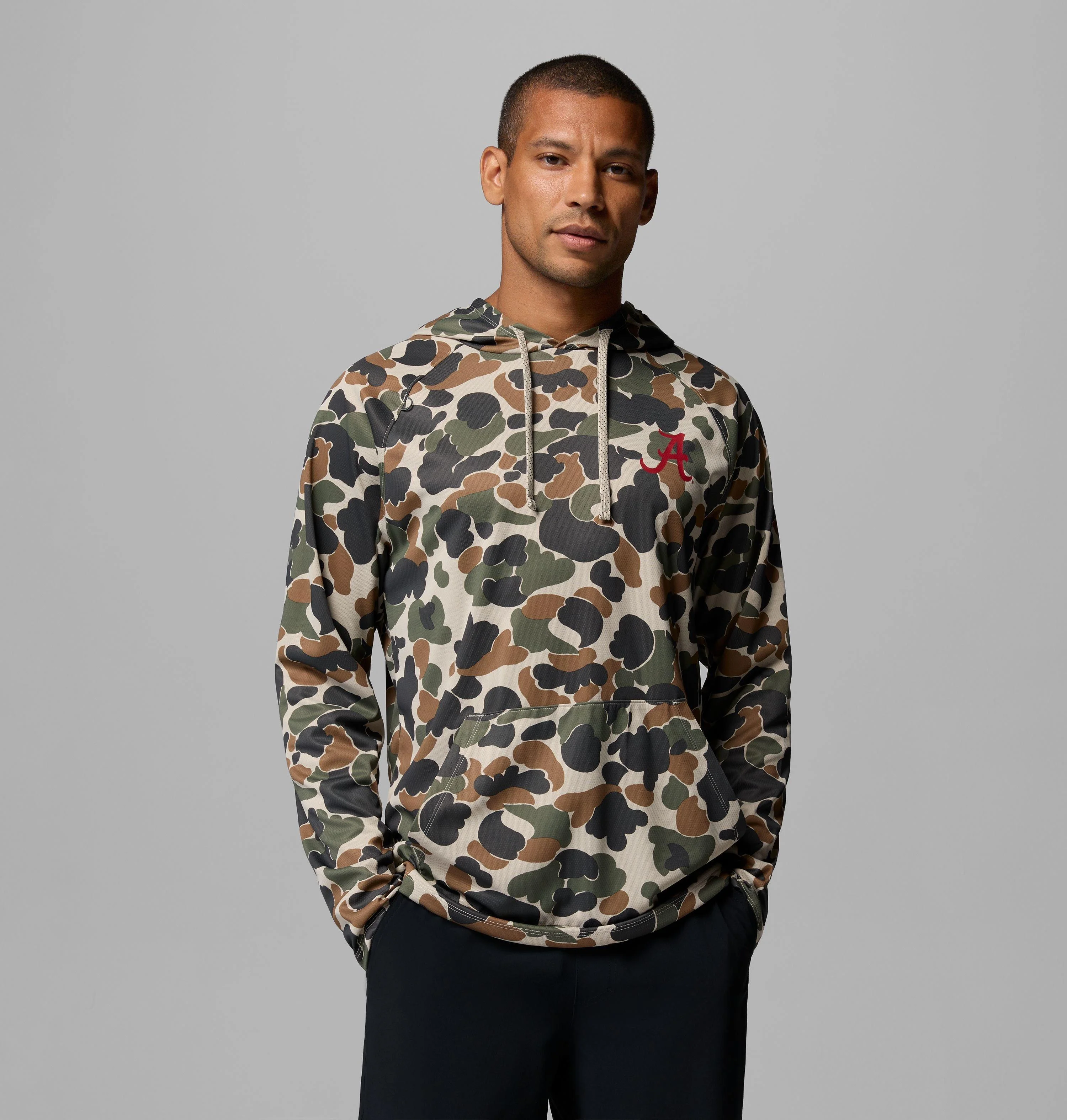 Men's Collegiate Wild Cast Camp Hoodie - Alabama - 1