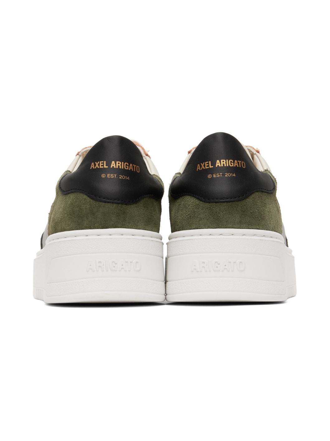 Axel Arigato Green Gray Orbit Vintage Sneakers ssense REVERSIBLE