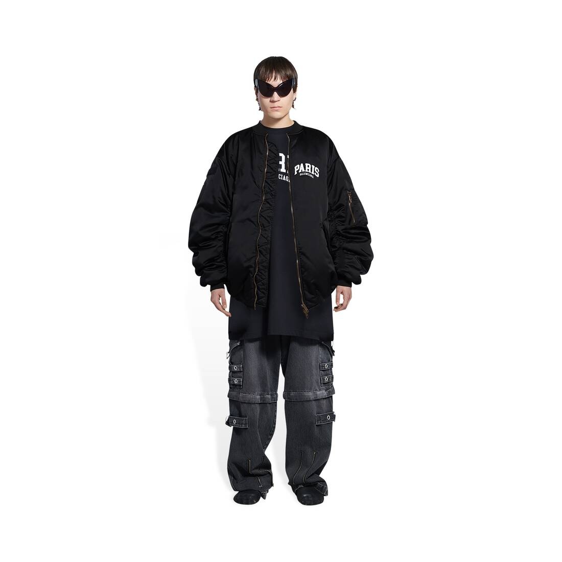 Men's Cities Paris Bomber in Black - 2