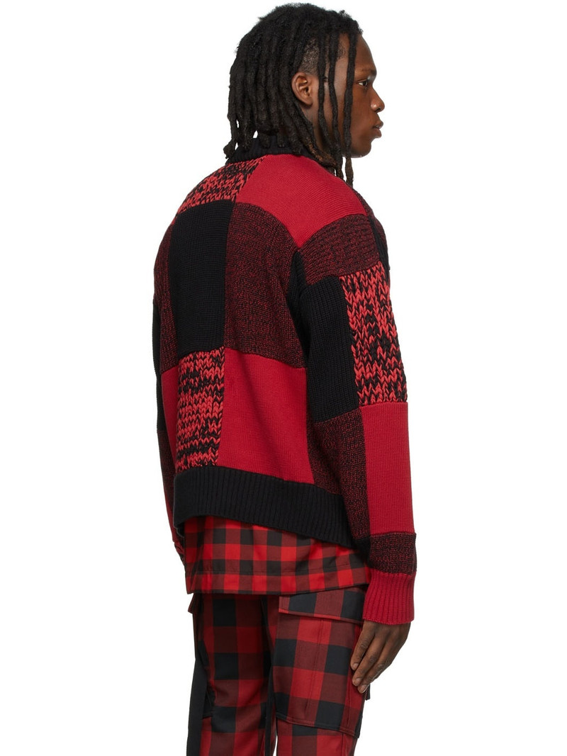 Red & Black Buffalo Check Sweatshirt 3