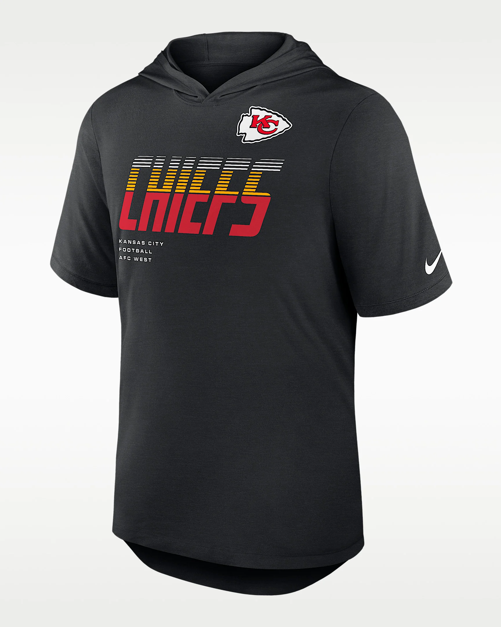 Kansas City Chiefs Men's Nike Dri-FIT NFL Hooded T-Shirt - 1