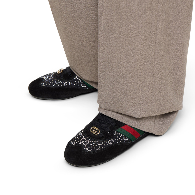 GUCCI Women's Gucci Shift GG crystal sneaker outlook