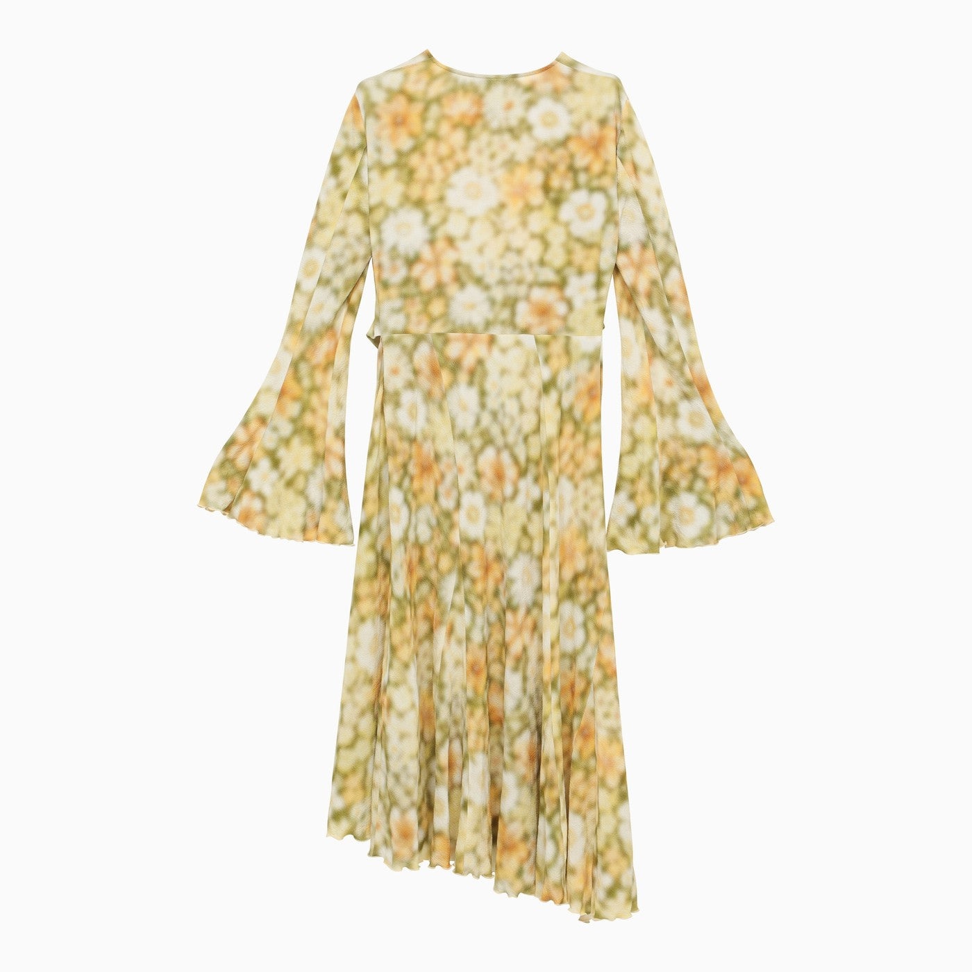 Acne Studios Acne Studios Multicoloured Green Asymmetrical Dress | balardi  | REVERSIBLE