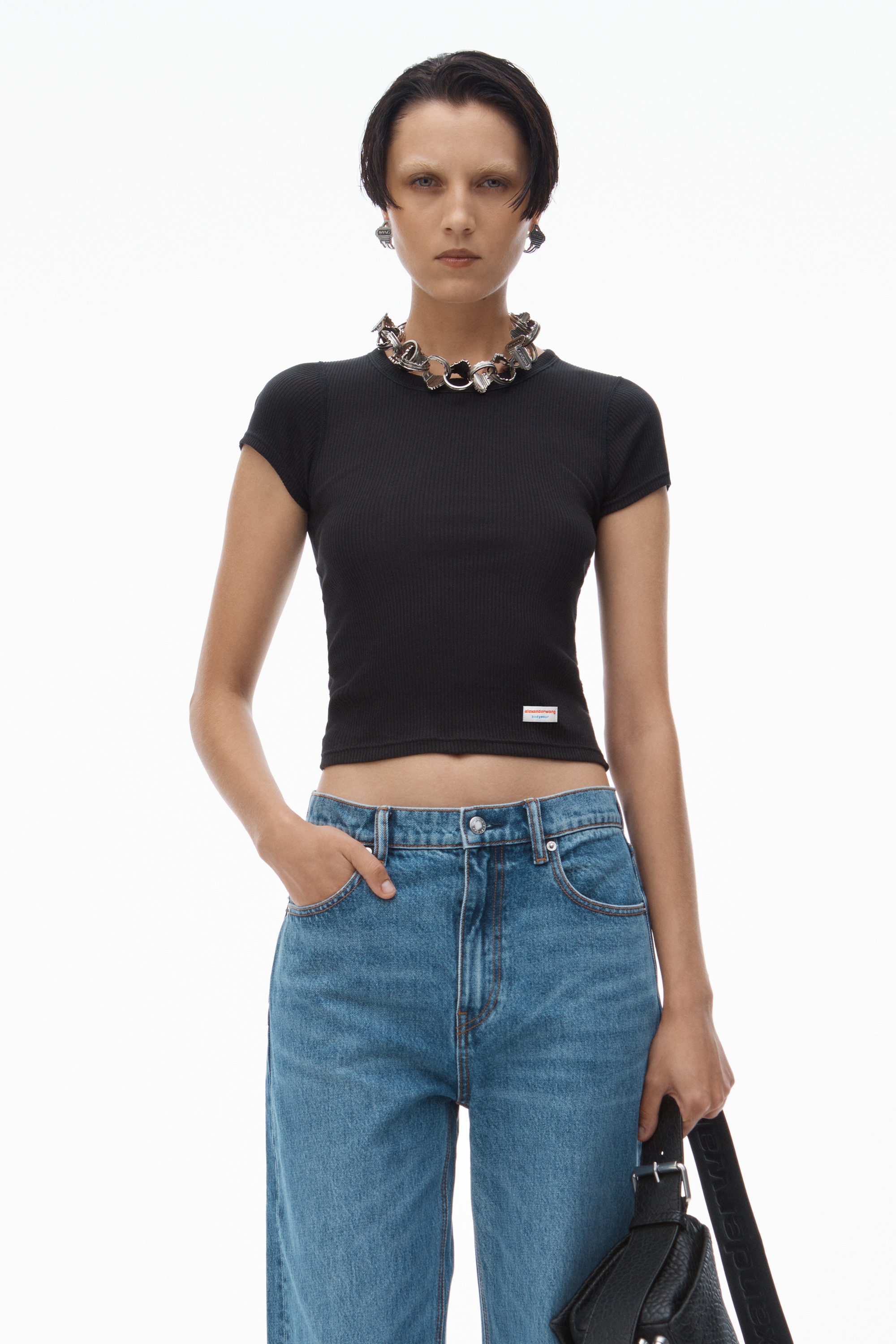 EZ MID-RISE STRAIGHT-LEG JEAN IN DENIM - 6