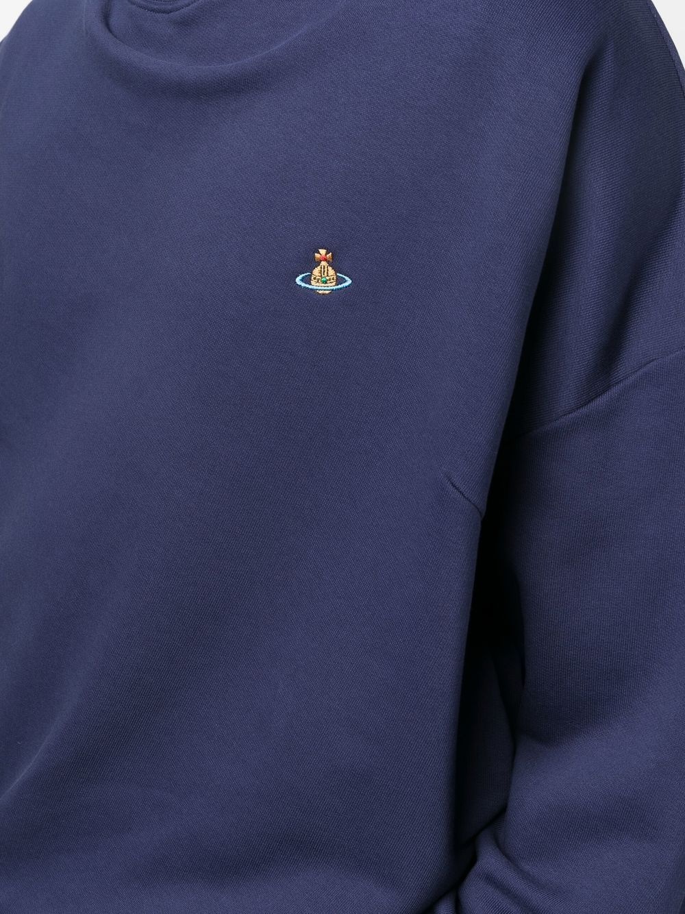 Orb logo-embroidered jumper - 5