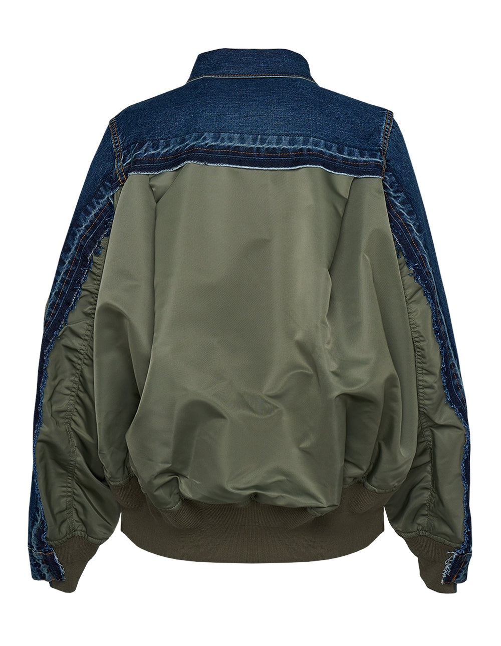 Denim X Nylon Twill Jacket - 2