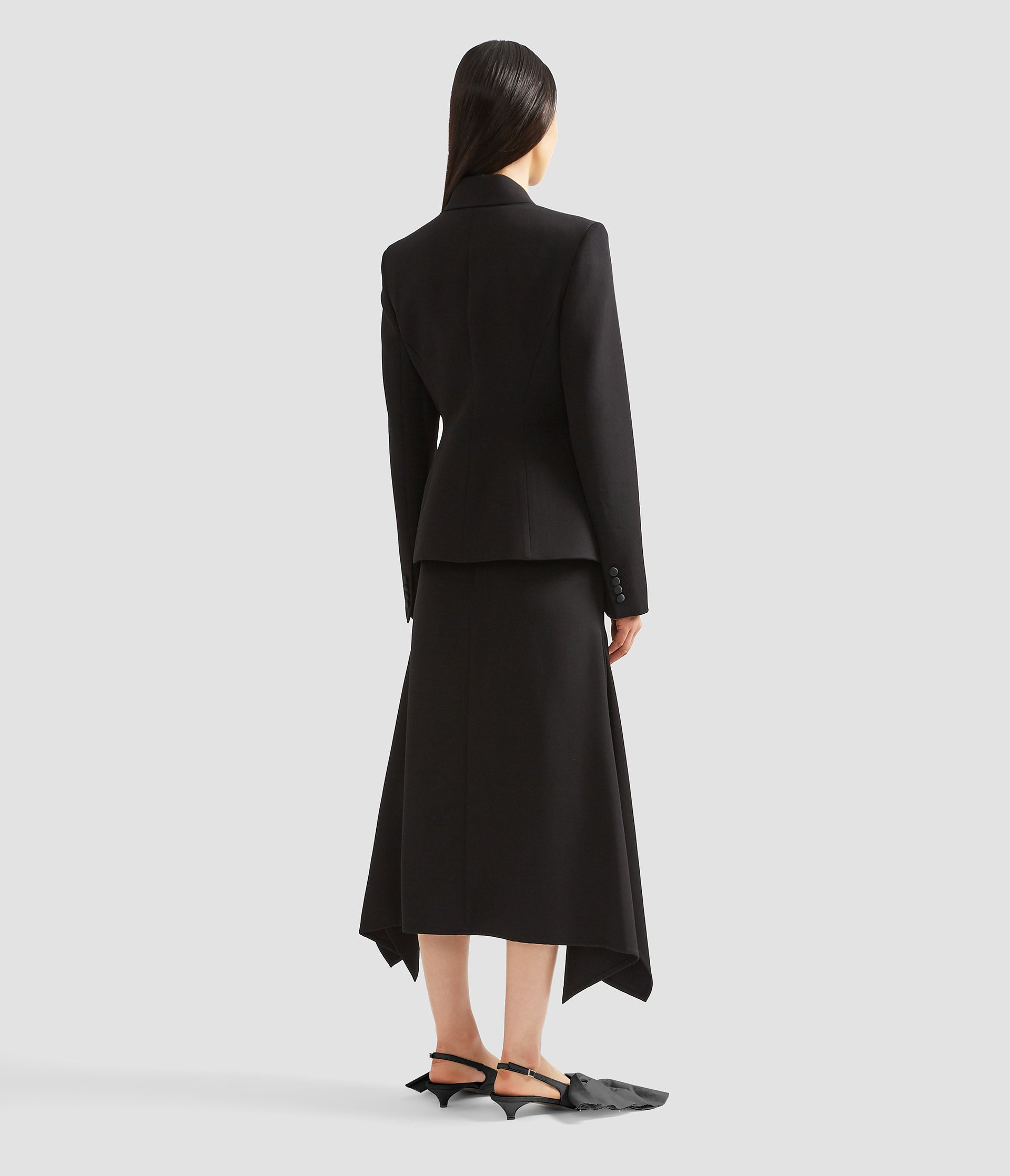 FITTED SINGLE BREASTED BLAZER - 3