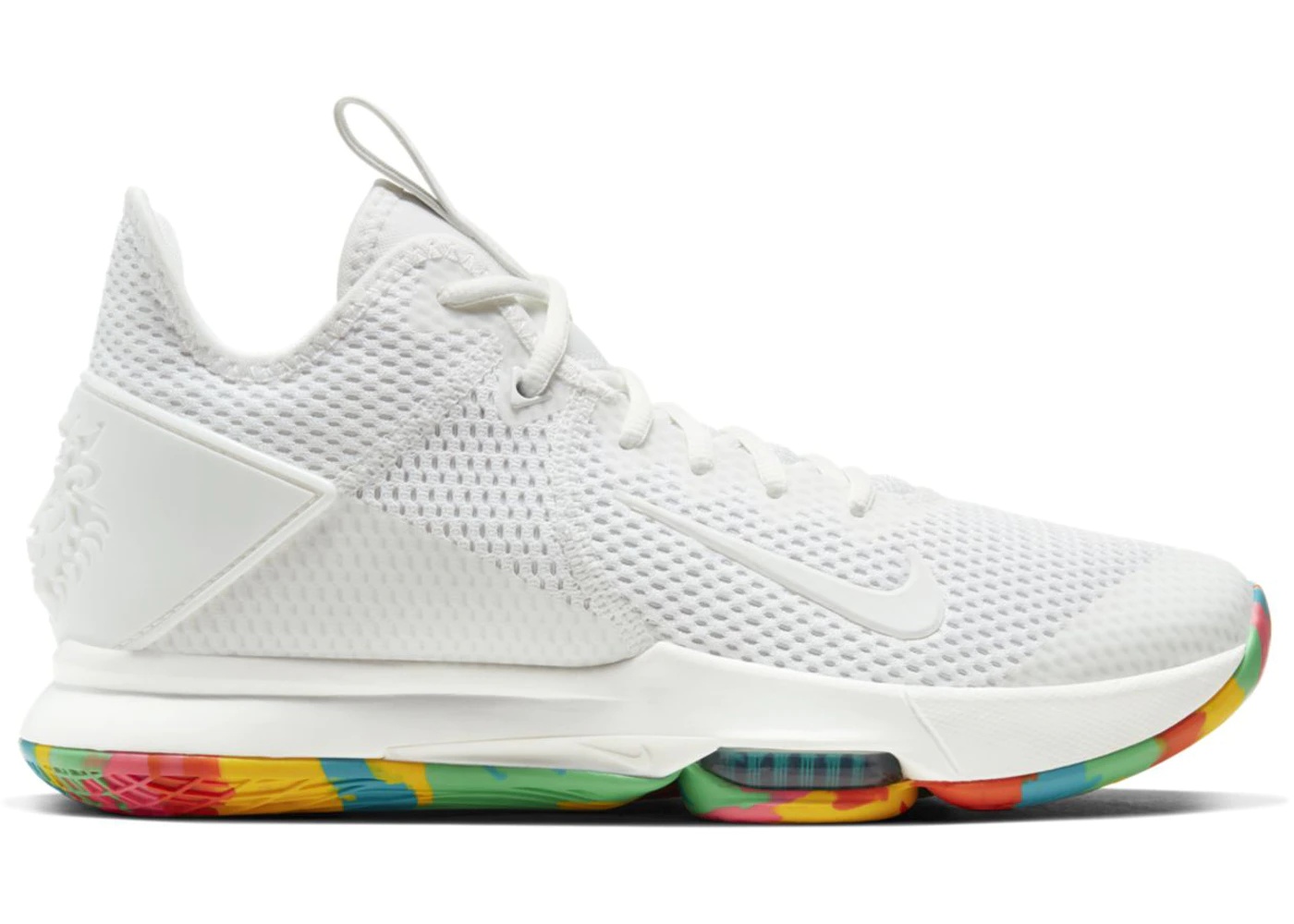 Nike LeBron Witness 4 White Multi Camo - 1