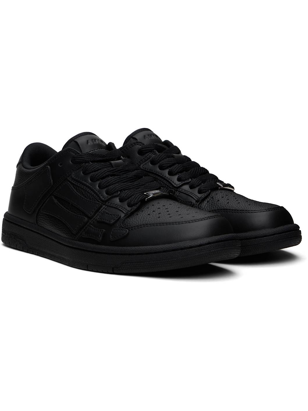 Black Skel-Top Low Sneakers - 4