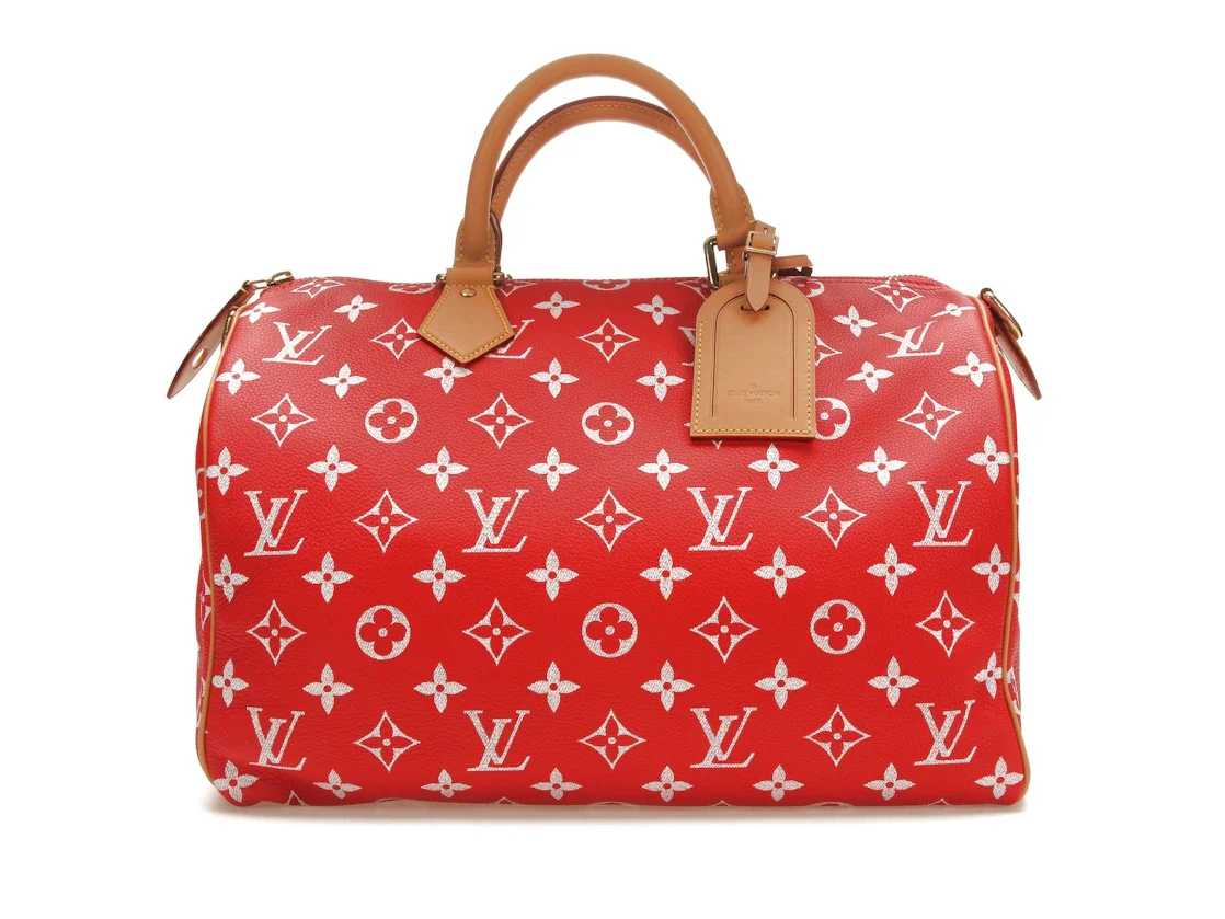 Louis Vuitton Speedy P9 Bandoulière 40 Monogram Leather Red - 1