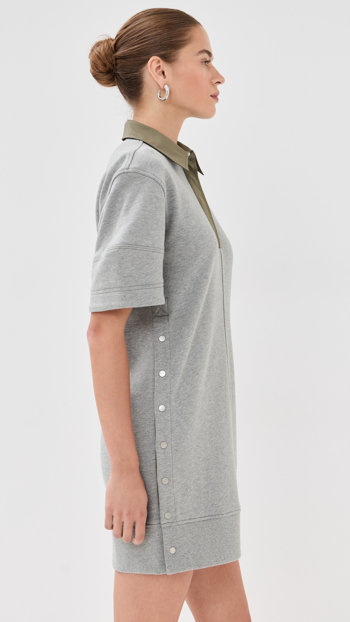 Polo Dress with Ripstop Combo - 4