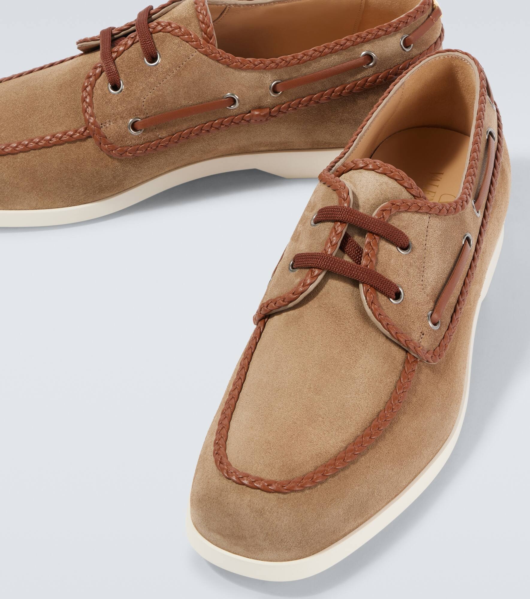 Palm Avenue leather boat shoes - 3